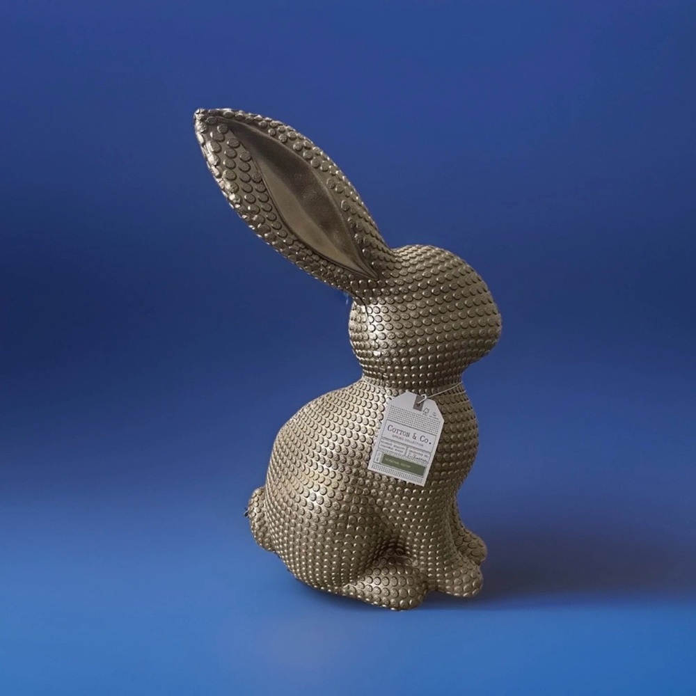 Cotton and Co gold Easter 16 inch Gold Bunny
